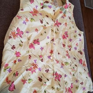 Liz Claiborne Women's Button Up Sleeveless Size 12